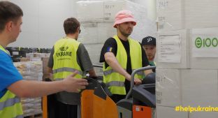 Zwycięzcy Eurowizji i E100 w Help Ukraine Center